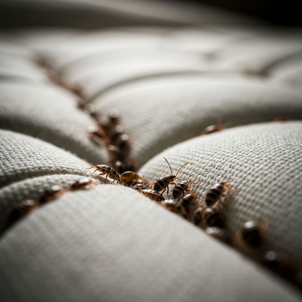 Traitement d'une infestation de punaises de lit sur matelas